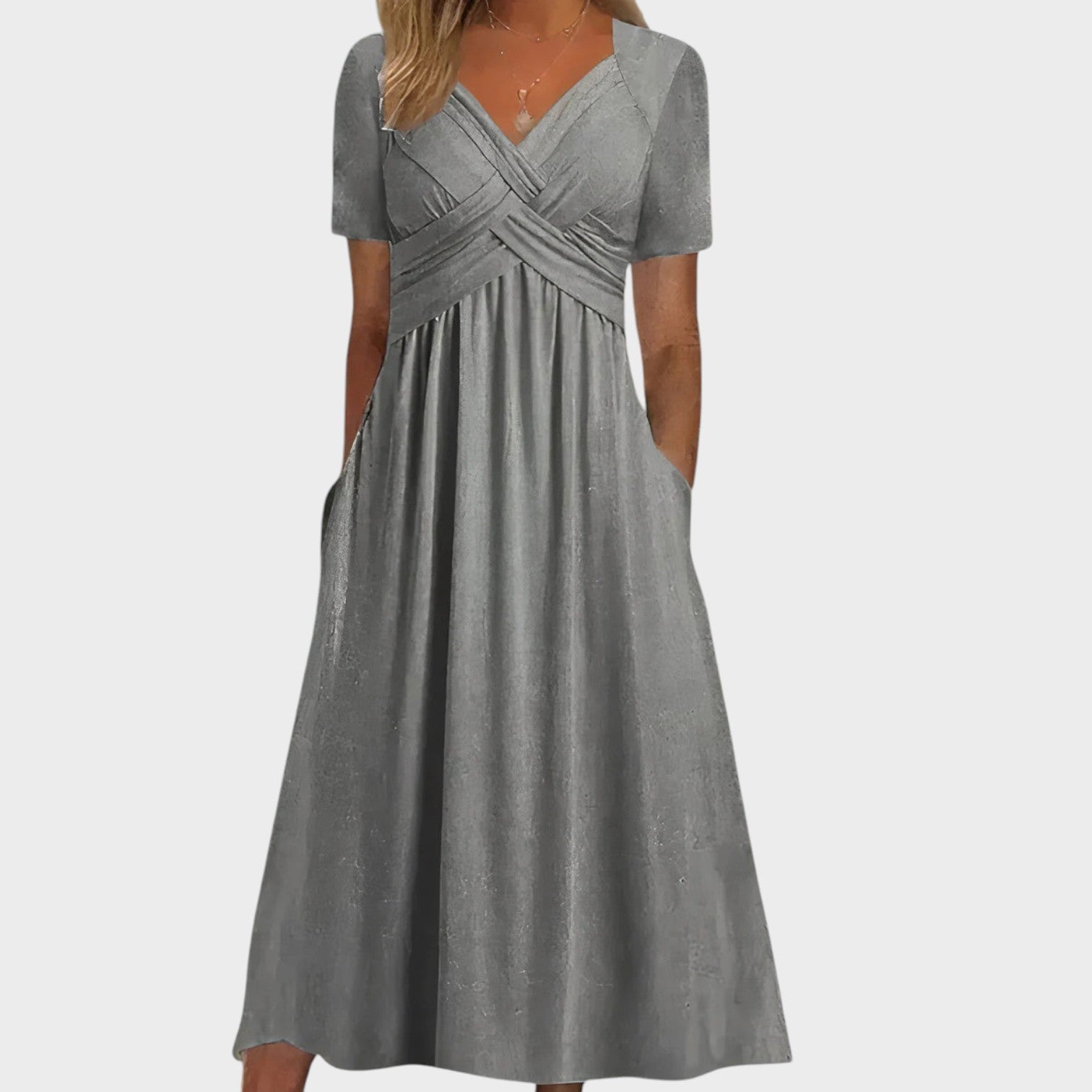 Teresa - Vestido confortável com decote em V